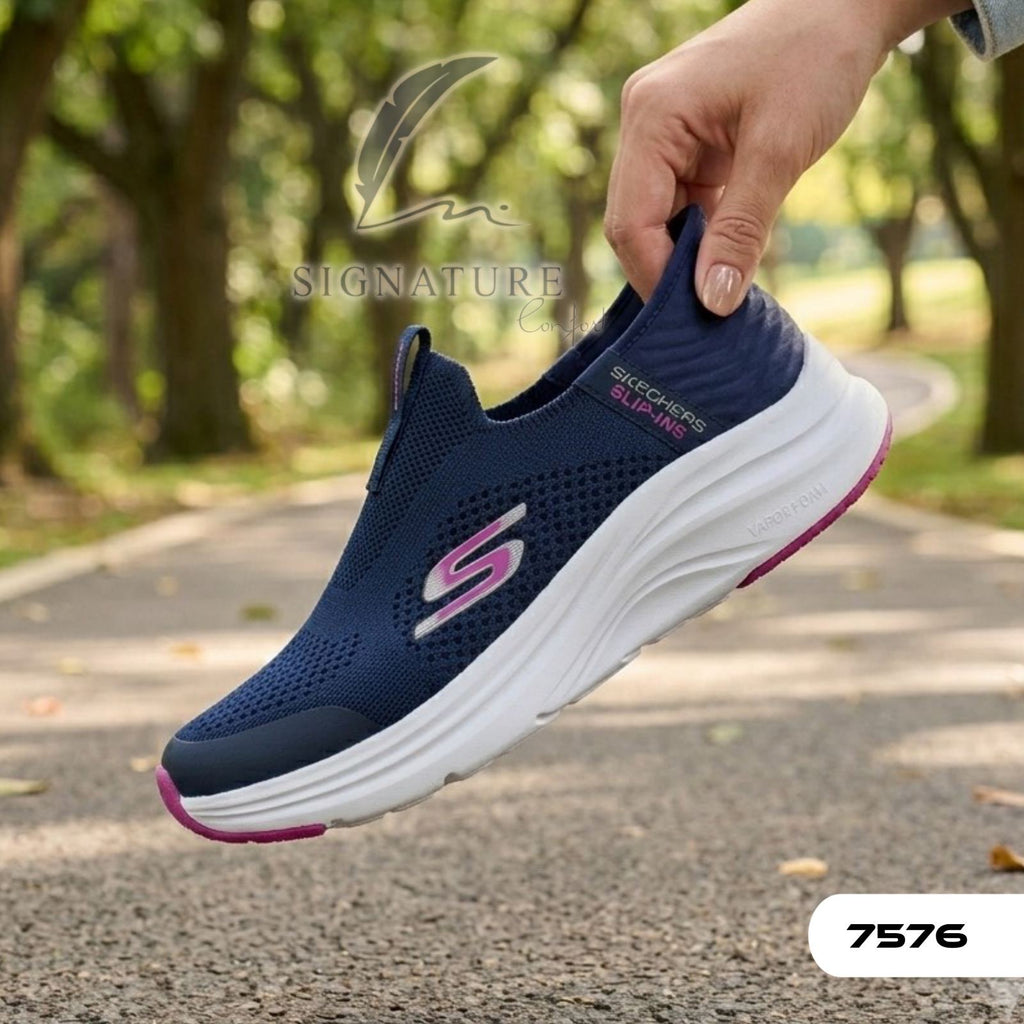 Basket femme 7675 bleu