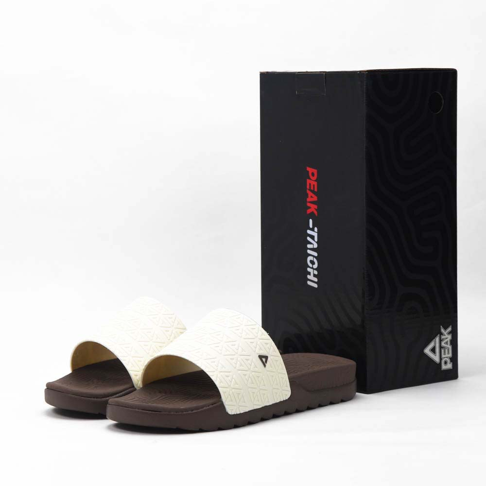 Peak Taichi Slippers White Black Red E02767L-X991