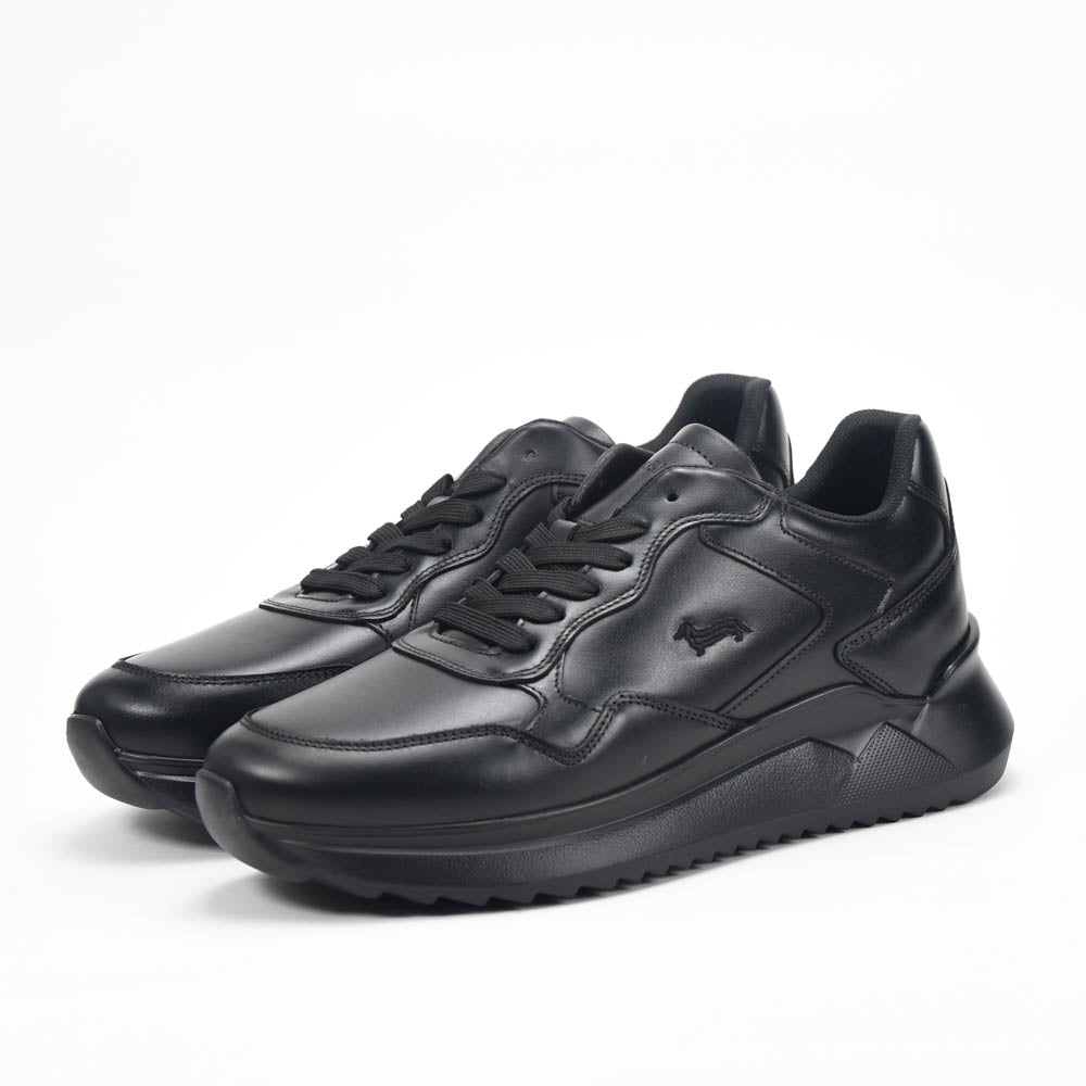 Harmont And Blaine Sneakers Leather Black. EFM252.070.1B0.11