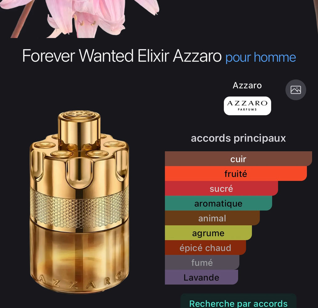 Forever Wanted Elixir Azzaro pour homme 👨