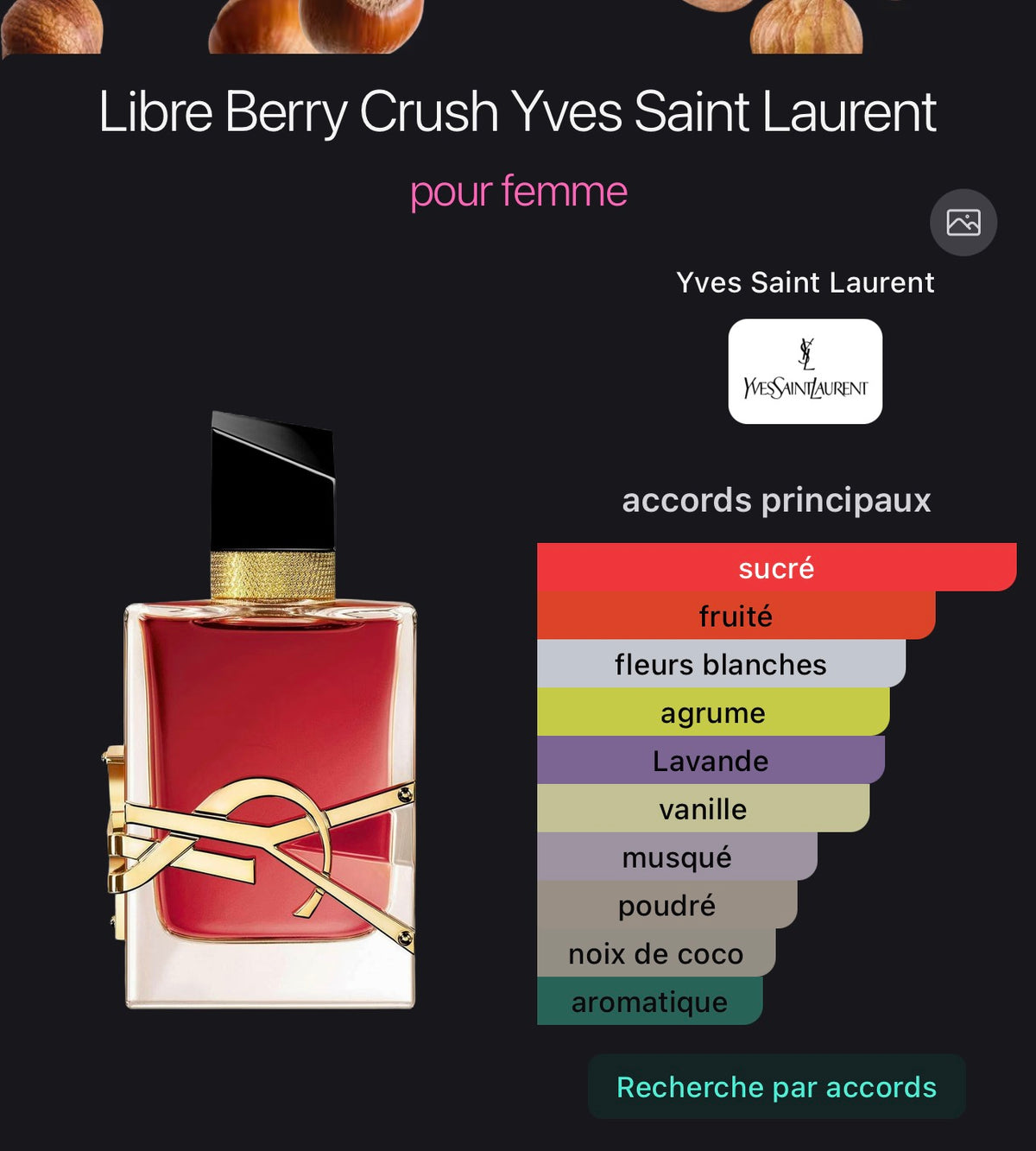 Libre Berry Crush Yves Saint Laurent pour femme 👩