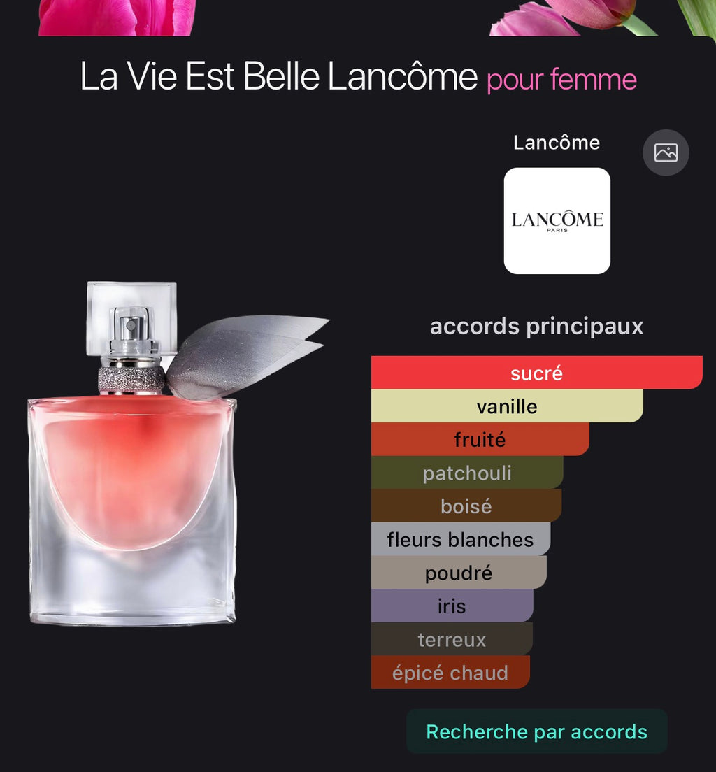 La Vie Est Belle Lancôme pour Femme 👩