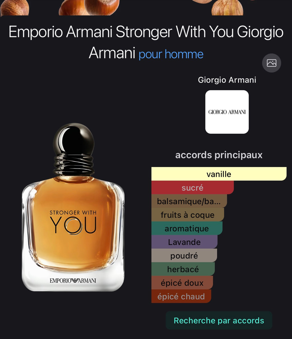 Emporio Armani Stronger With You eau toilette pour homme 👨