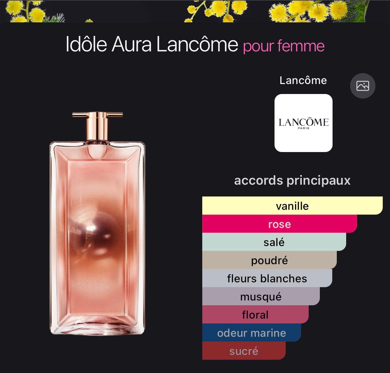 Parfum Idole Aura Pr Femme 👩