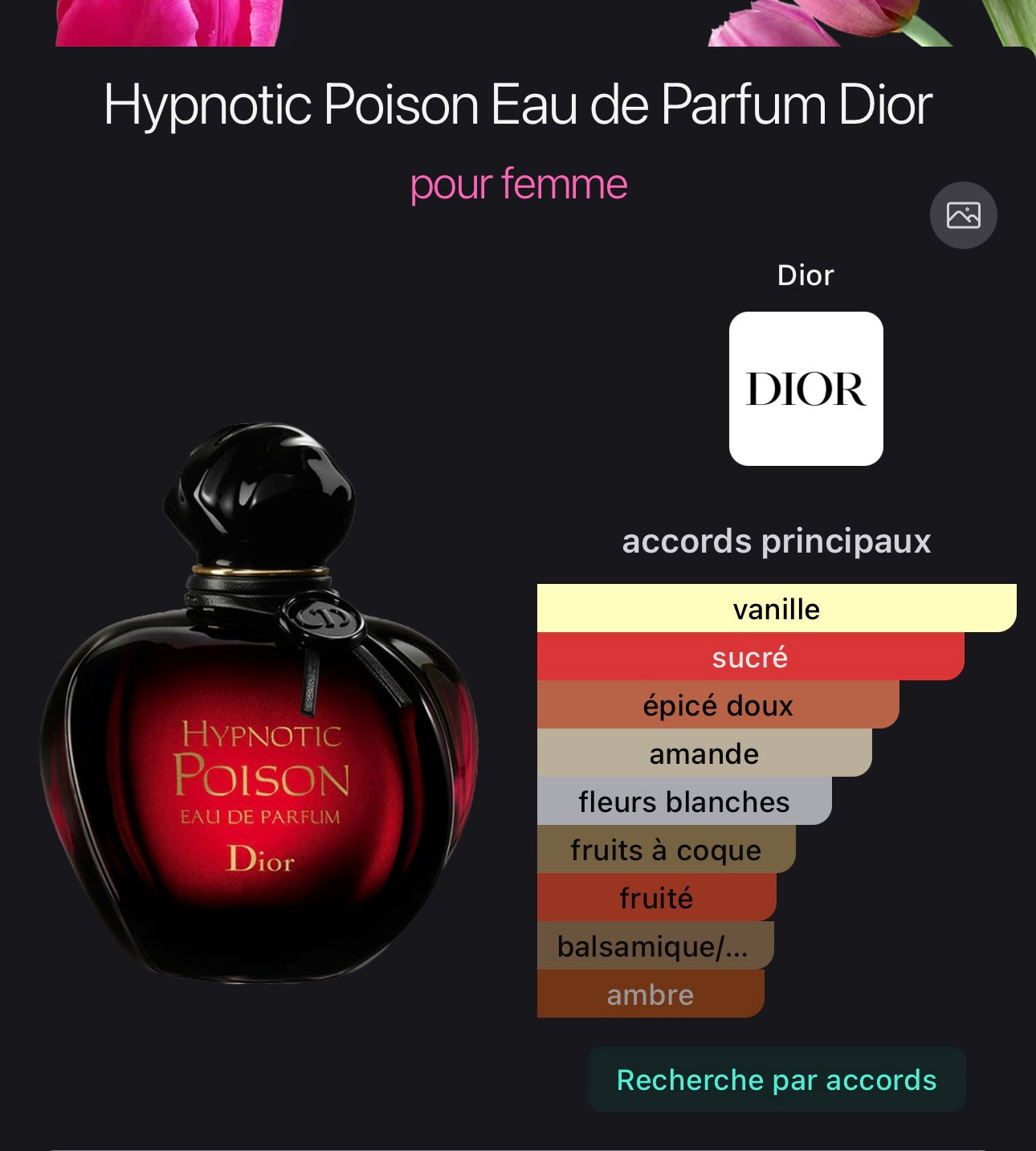 Hypnotic Poison Eau de Parfum Dior pour femme 👩