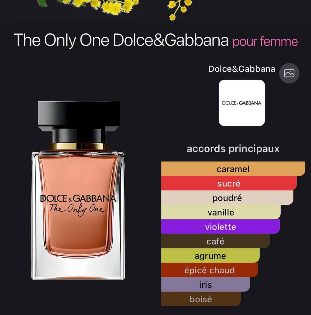D&G The Only One Pour Femme 👩