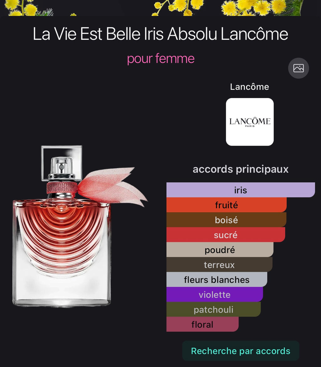 La Vie Est Belle Iris Absolu Lancôme pour femme 👩