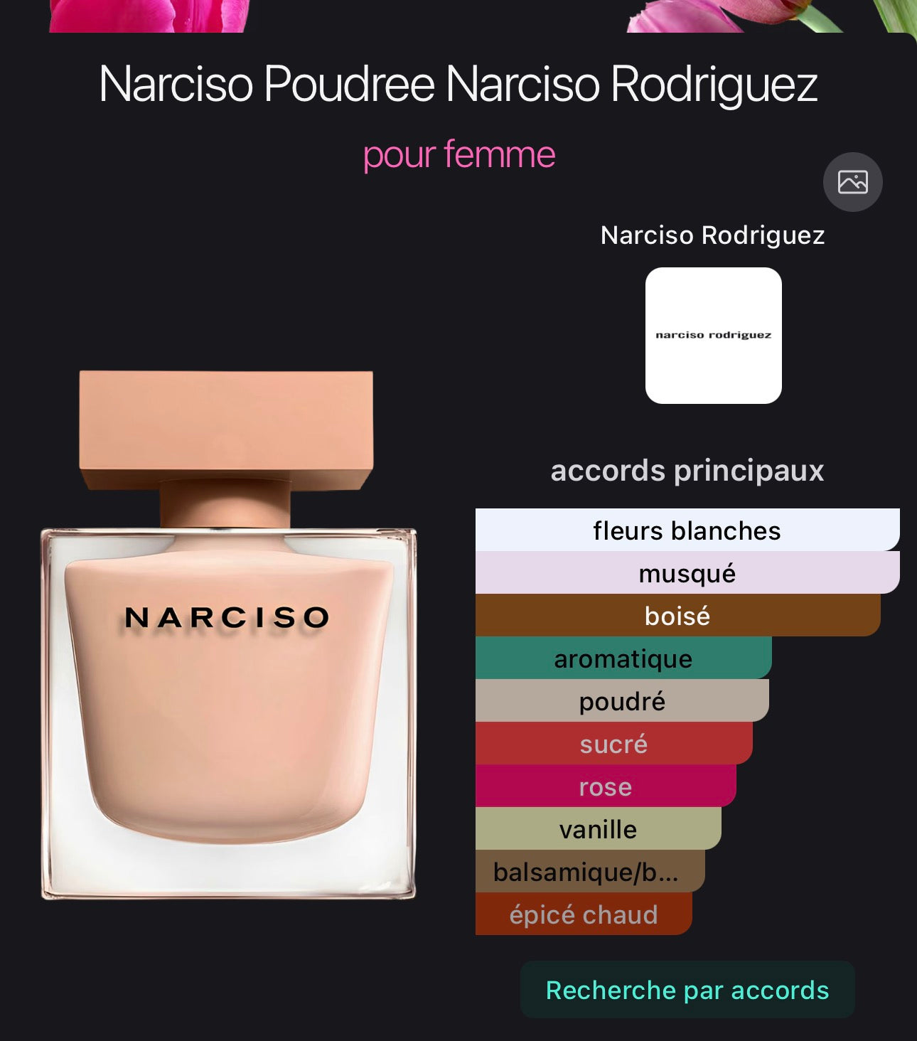 Narciso Poudree Narciso Rodriguez pour femme 👩