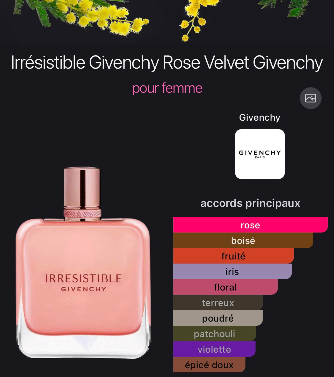 Irrésistible Givenchy Rose Velvet Givenchy pour femme 👩
