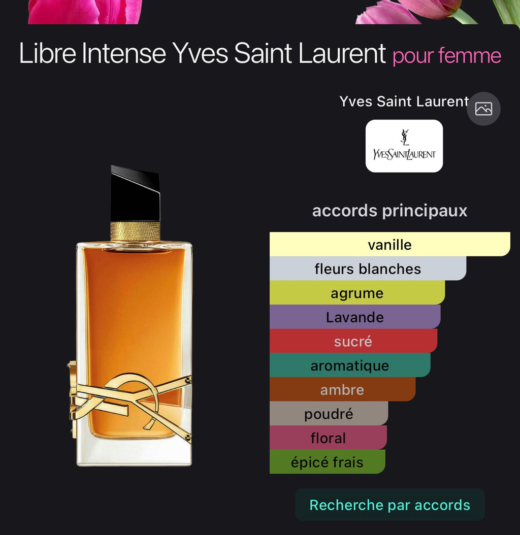 Libre Intense Yves Saint Laurent pour femme