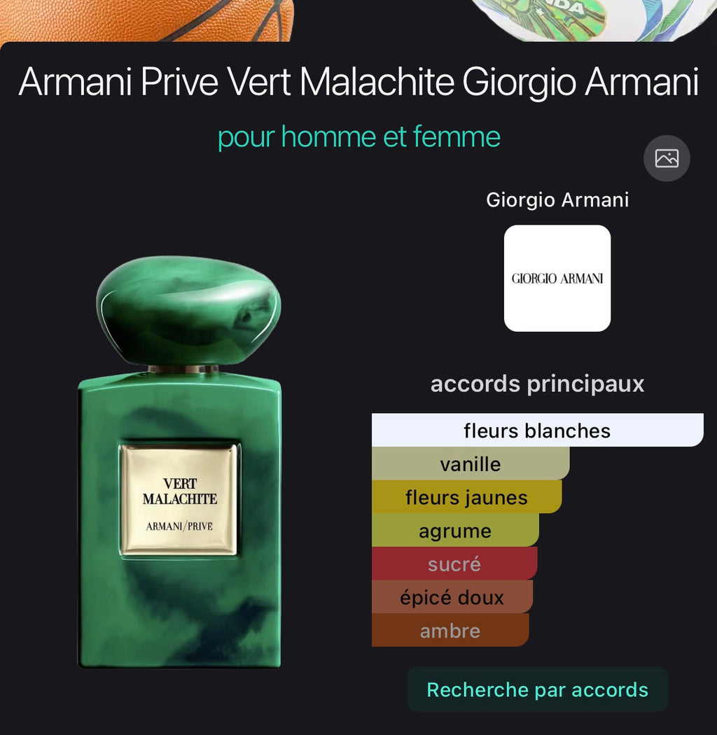 Armani Prive Vert Malachite Giorgio Armani unisexe 👩 👨 ￼