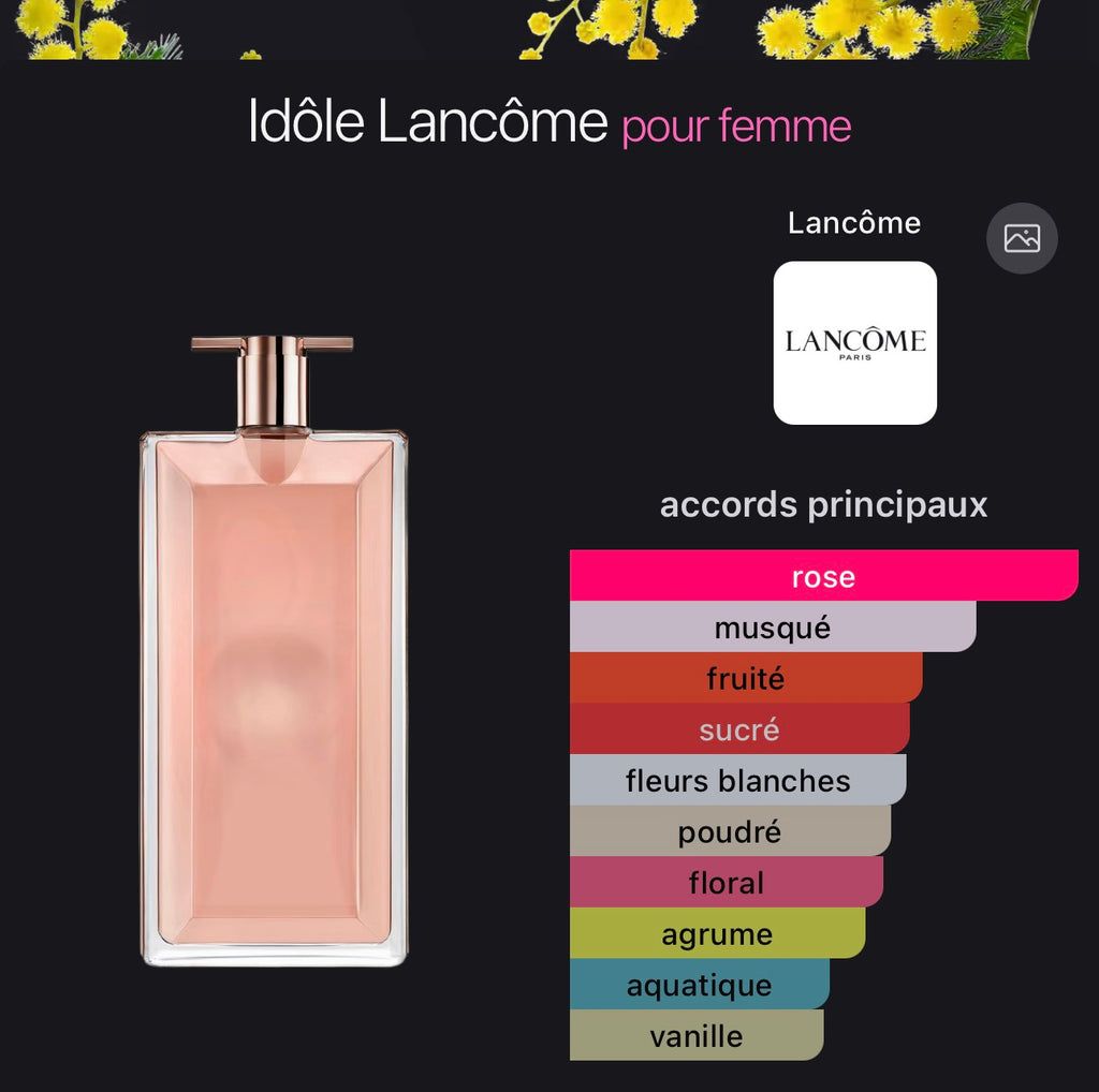 Idôle Le Parfum pour Femme 👩