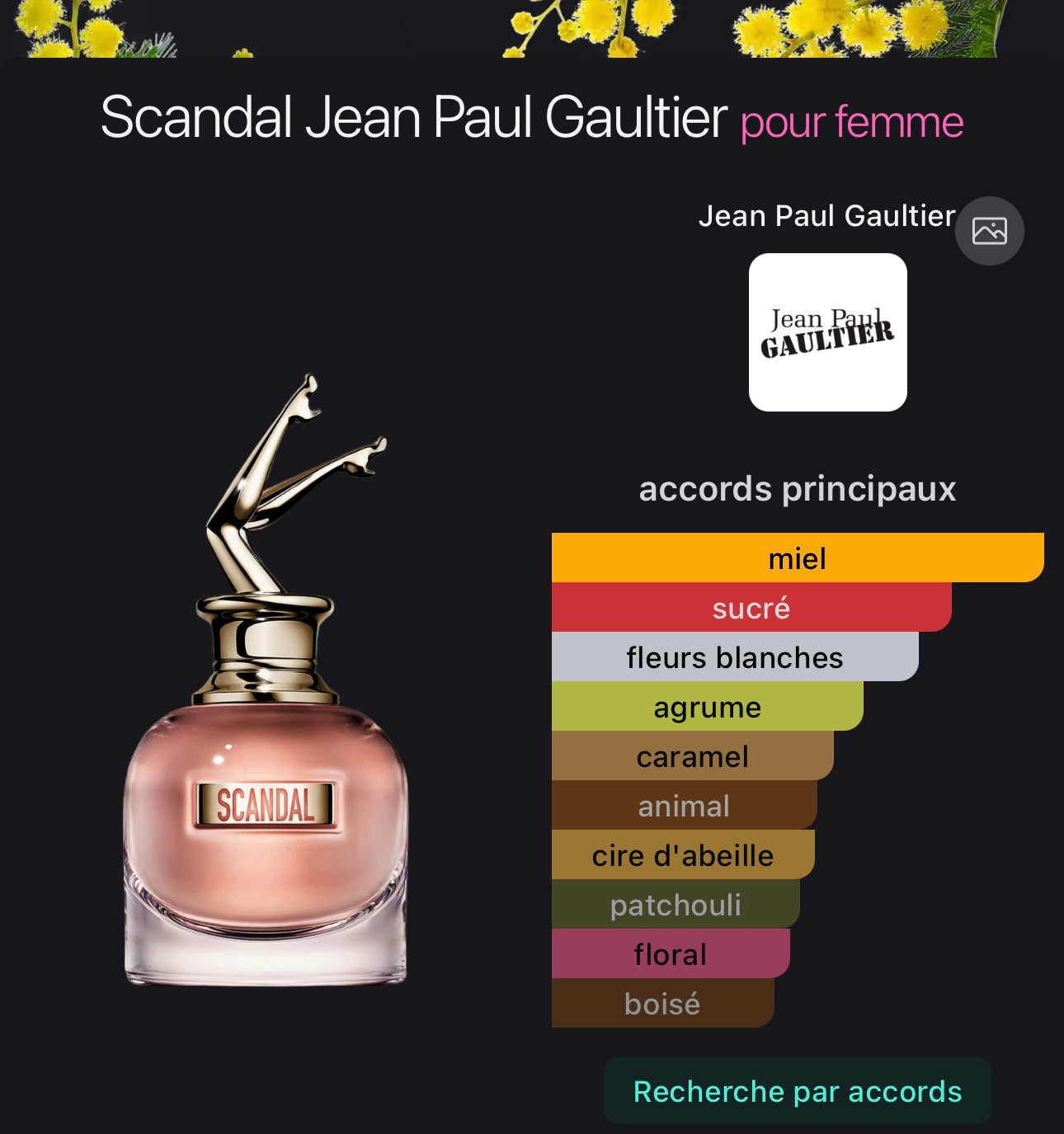 Scandal Jean Paul Gaultier pour femme 👩