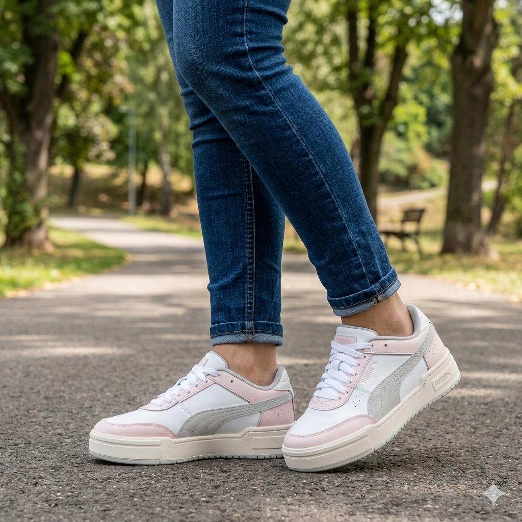 PUMA CA PRO SPORT LTH WHITE FROSTY PINK
 39328008