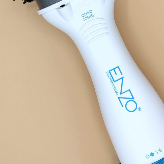 ENZO PROFESSIONAL VOLUMIZING BLOWOUT BRUSH WHITE. EN-6211WHT