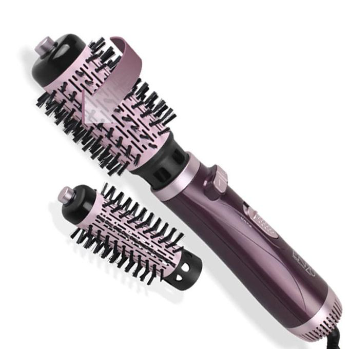 ENZO PROFESSIONAL Brosse Chauffante Lissante Rotative 2IN1 En Brushing Volume Céramique EN-747