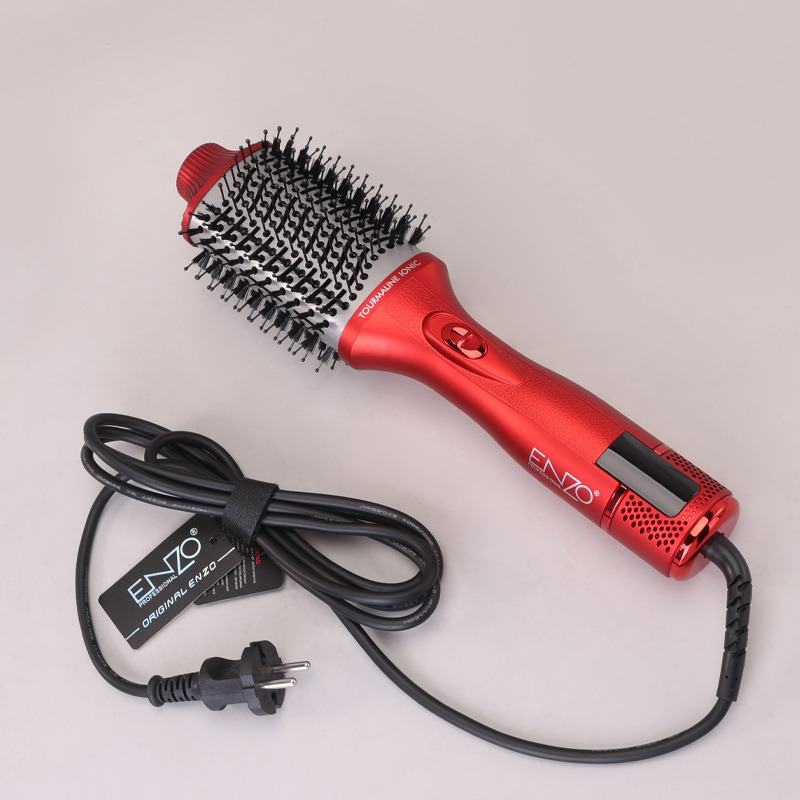 ENZO PROFESSIONAL Brosse Thermique Enzo Magic AI 3-En-1 Avec Technologie Ionique – 1500 W. EN-4124