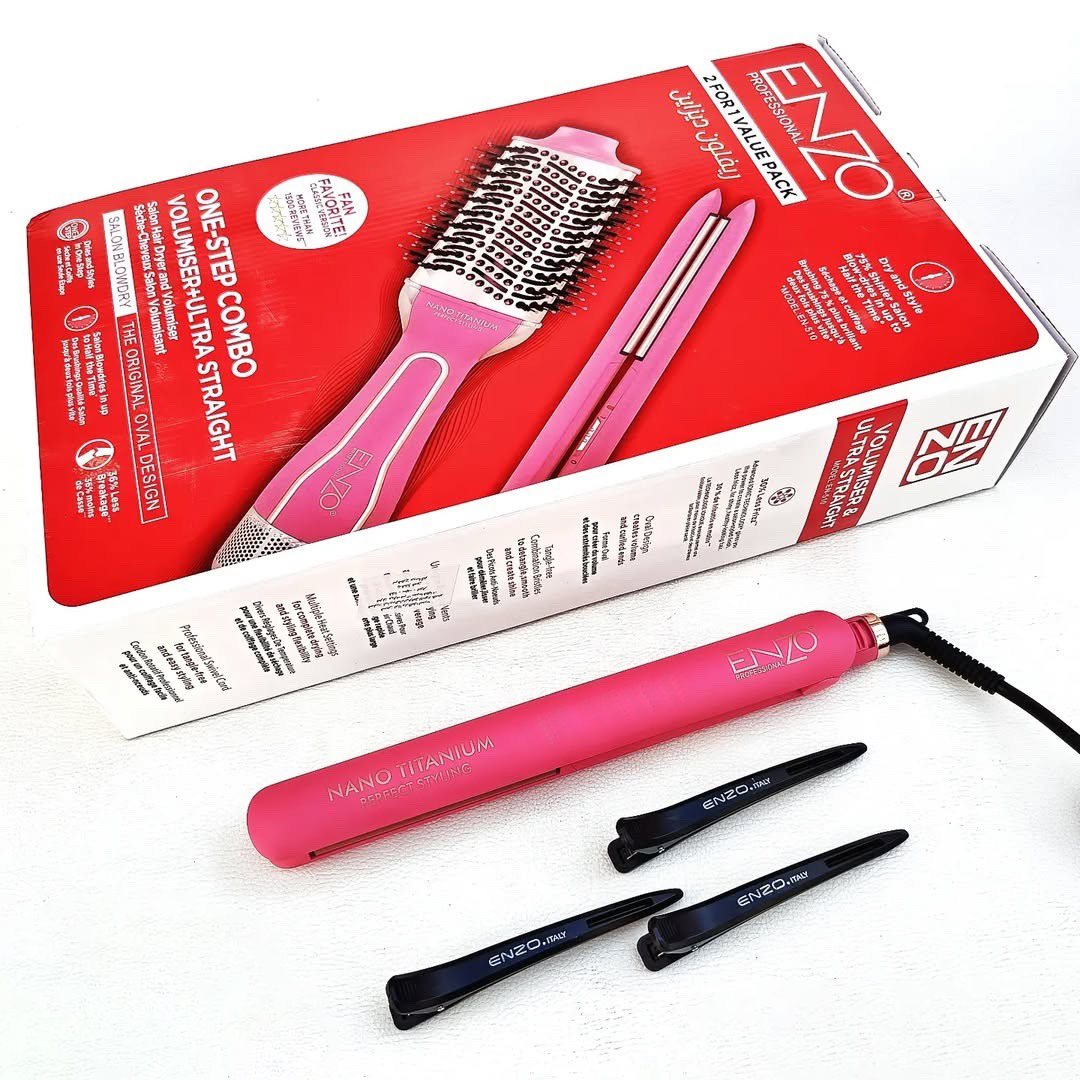 ENZO PROFESSIONAL ONE-STEP COMBO VOLUMISER ULTRA STRAIGHT. EN-510