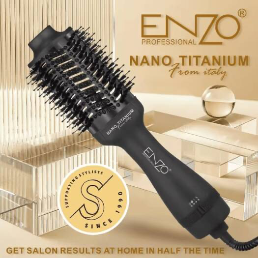 ENZO PROFESSIONAL Brosse Volumisante EN-6215 Professionnelle-1500watt. EN-6215