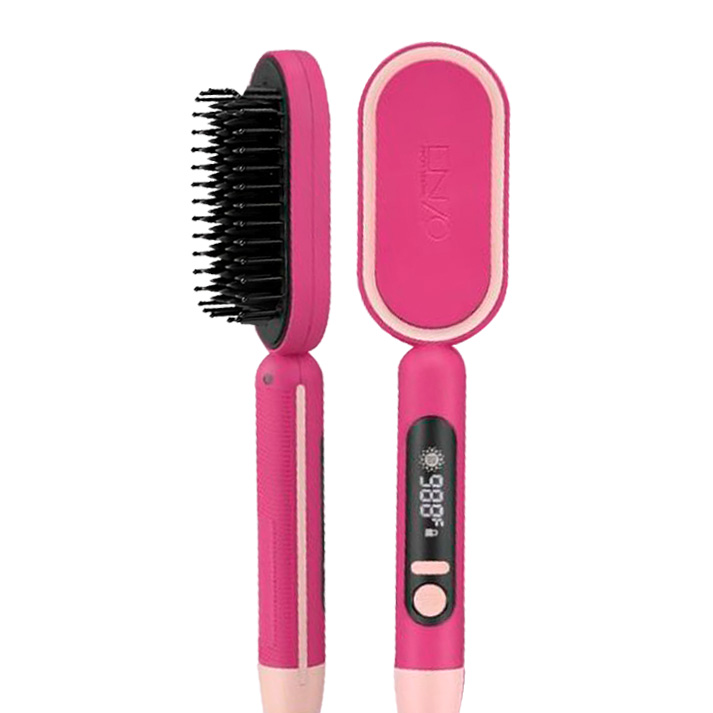 ENZO PROFESSIONAL Peigne Pour Cheveux Chauffante Lissante Pro 988F°. NO.4102G