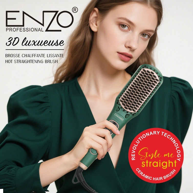 Brosse Chauffante Lissante ENZO 3D EN-4105. NO.EN-4105
