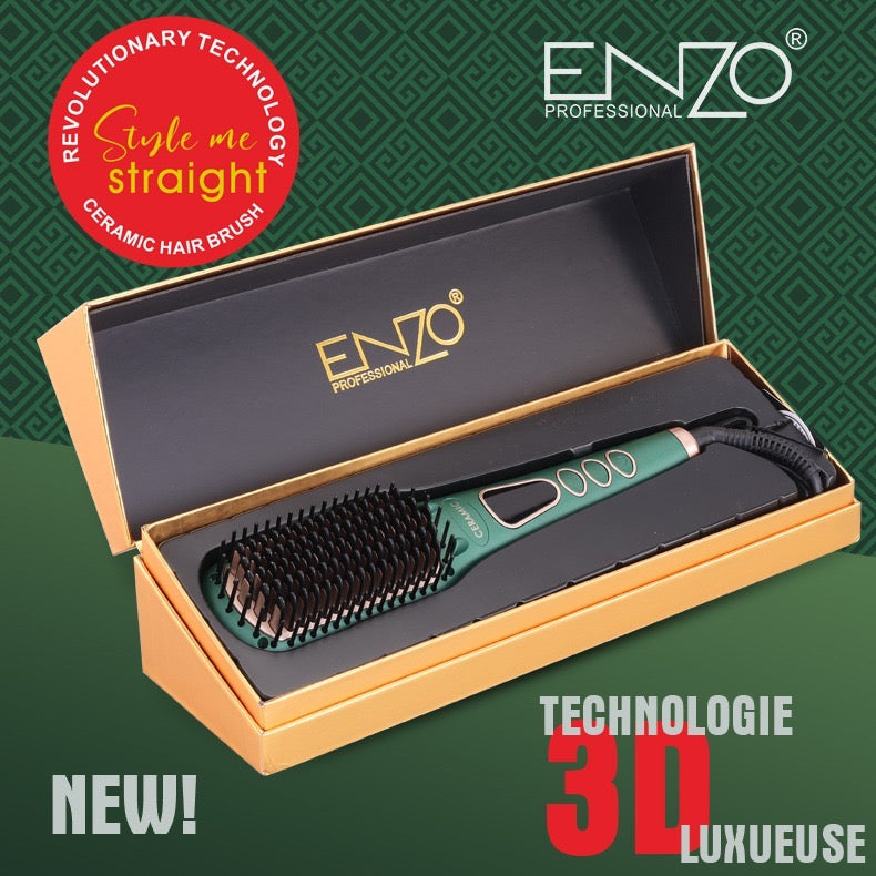 Brosse Chauffante Lissante ENZO 3D EN-4105. NO.EN-4105