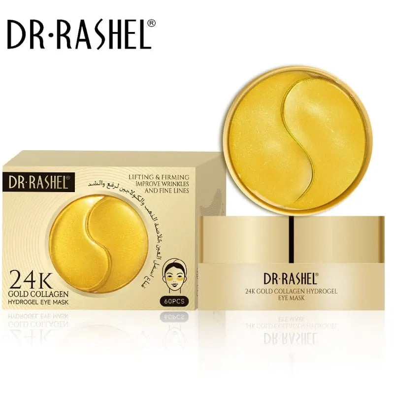 Masque hydrogel contour des yeux liftant et raffermissant au collagène et à l'or 24 carats