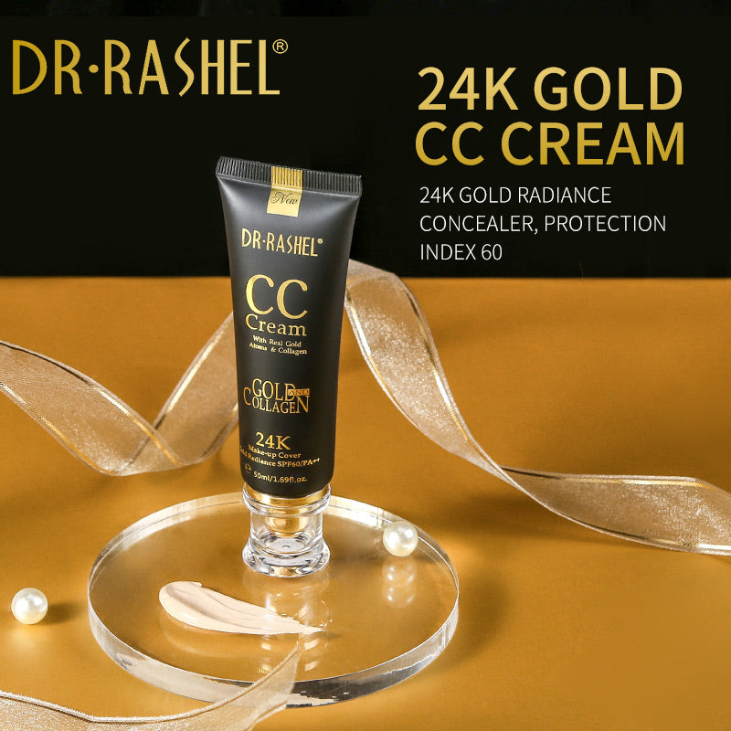 Crème CC au collagène et à l'or 24 carats