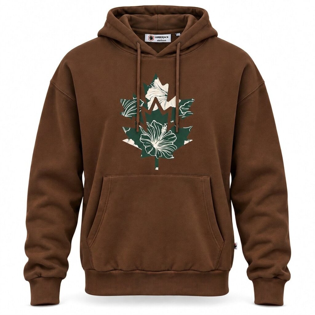 LUMBERJACK HOODIE - LBJ-00203-BRN - Image 3