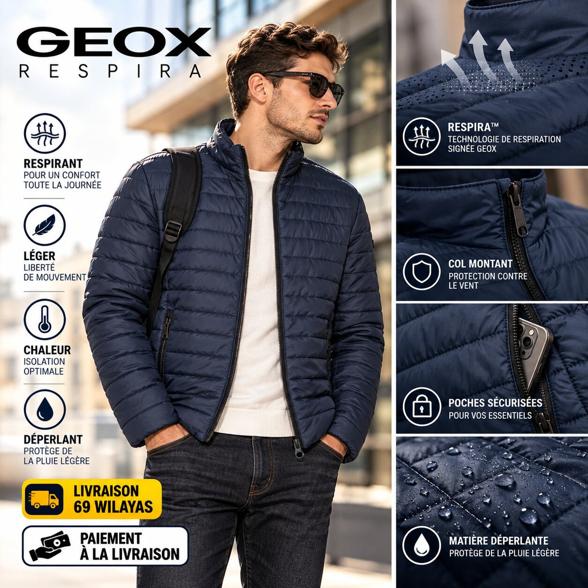GEOX – Veste Homme - M3622HT3017-F1624 - Image 1