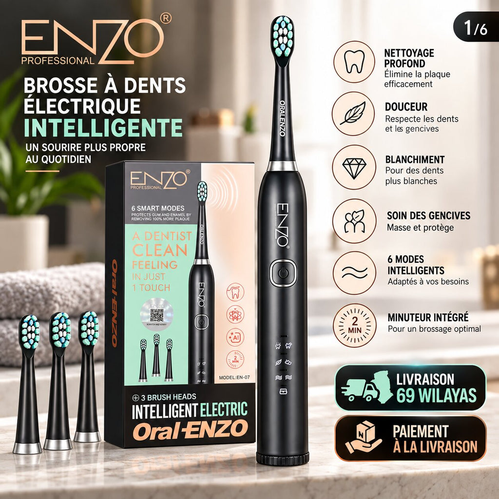 ENZO EN-07 Sonic Electric Toothbrush - EN-07 - Image 7
