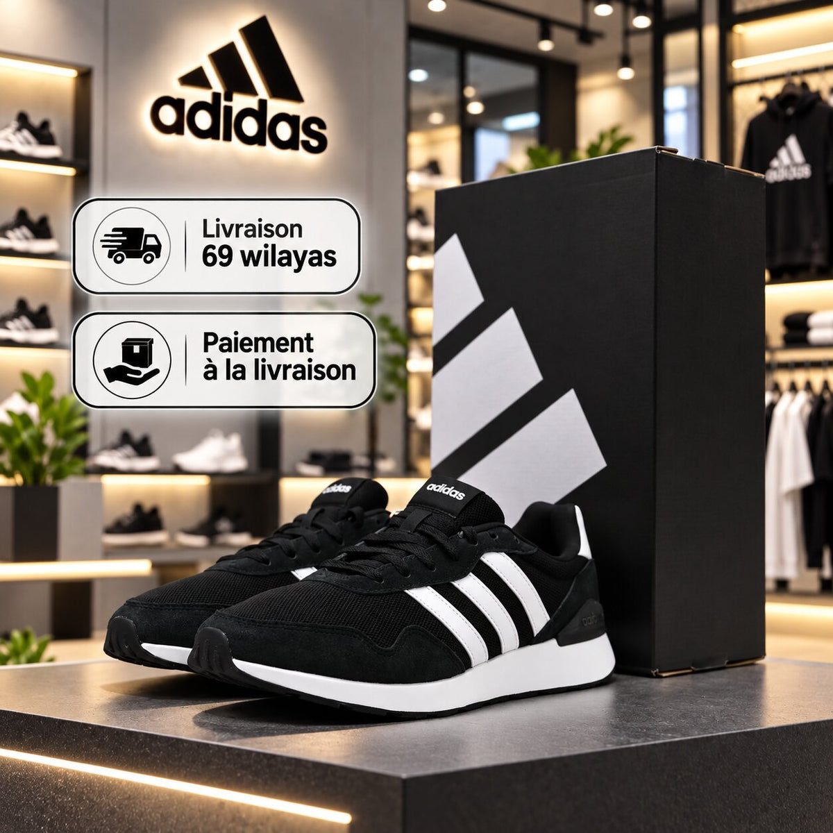 Adidas Chaussures Run 60s 4.0 - JR6622 - Image 1