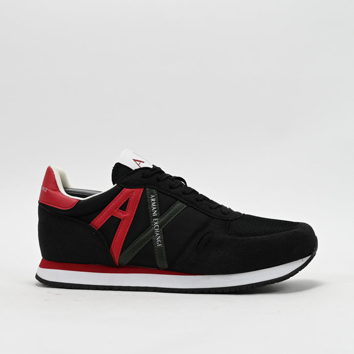 Armani Exchange Retro Running Sneakers - XUX017-XCC68-BRED - Image 4