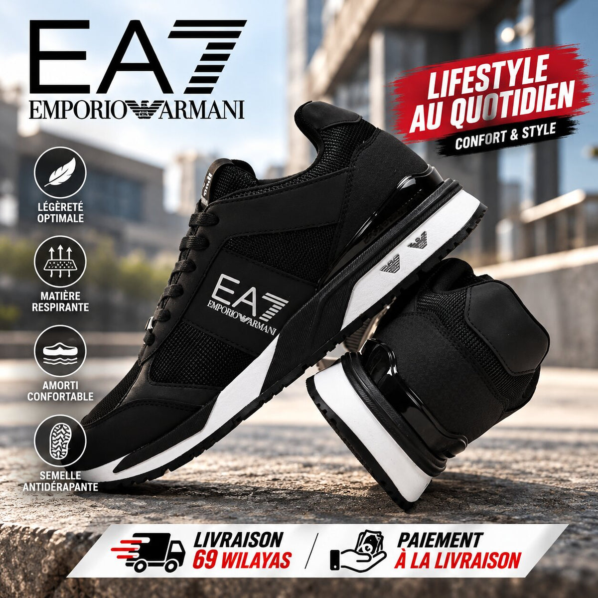 EA7 Emporio Armani baskets homme - 7X000656-MZ210 - Image 1