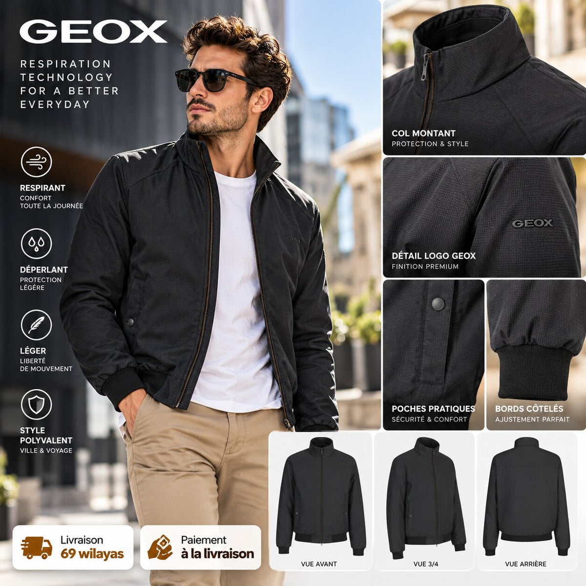 GEOX – Veste Homme - M3620PT3032-F9134 - Image 1