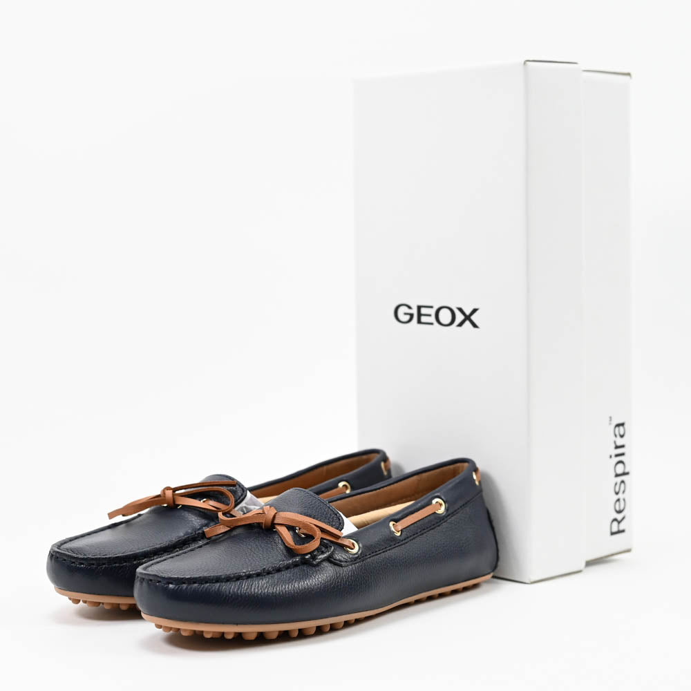 Geox Kalistena Woman Leather Loafers - D651JC04643-C4169 - Image 1
