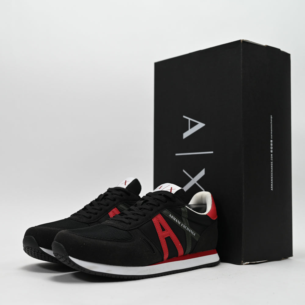 Armani Exchange Retro Running Sneakers - XUX017-XCC68-BRED - Image 5