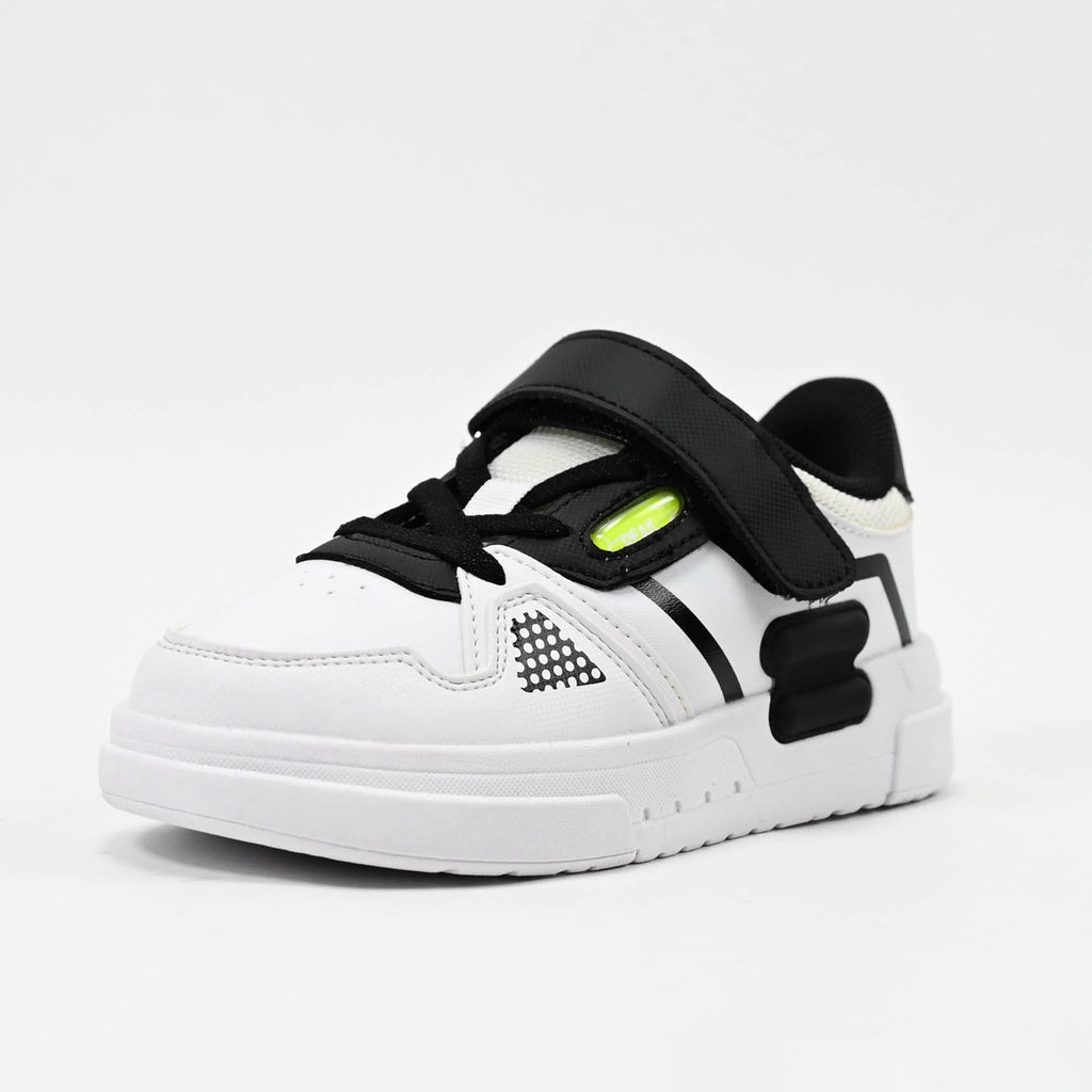 Peak Kid\'s Culture Shoes White Black - EK41850B-1020 - Image 8