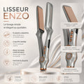 ENZO Pro 1280 Turbo LED Hair Straightener - EN-1298 - Image 1
