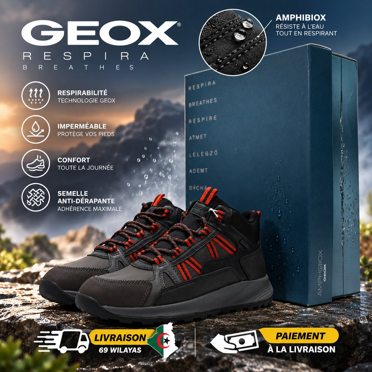 GEOX - FOOTWEAR - U26EZB0MEBU-C6024 - Image 1