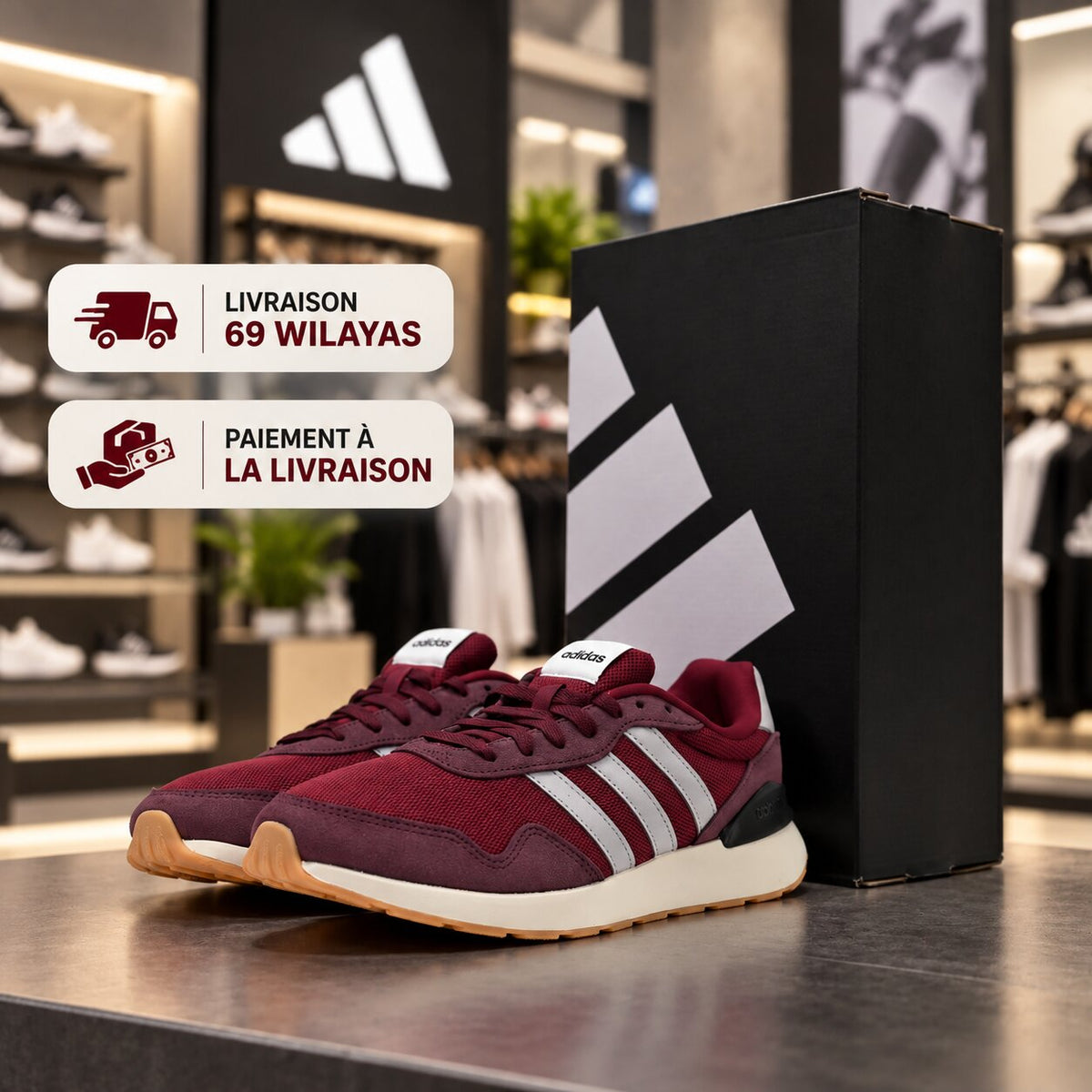 Adidas Chaussures Run 60s 4.0 - JS1002 - Image 1