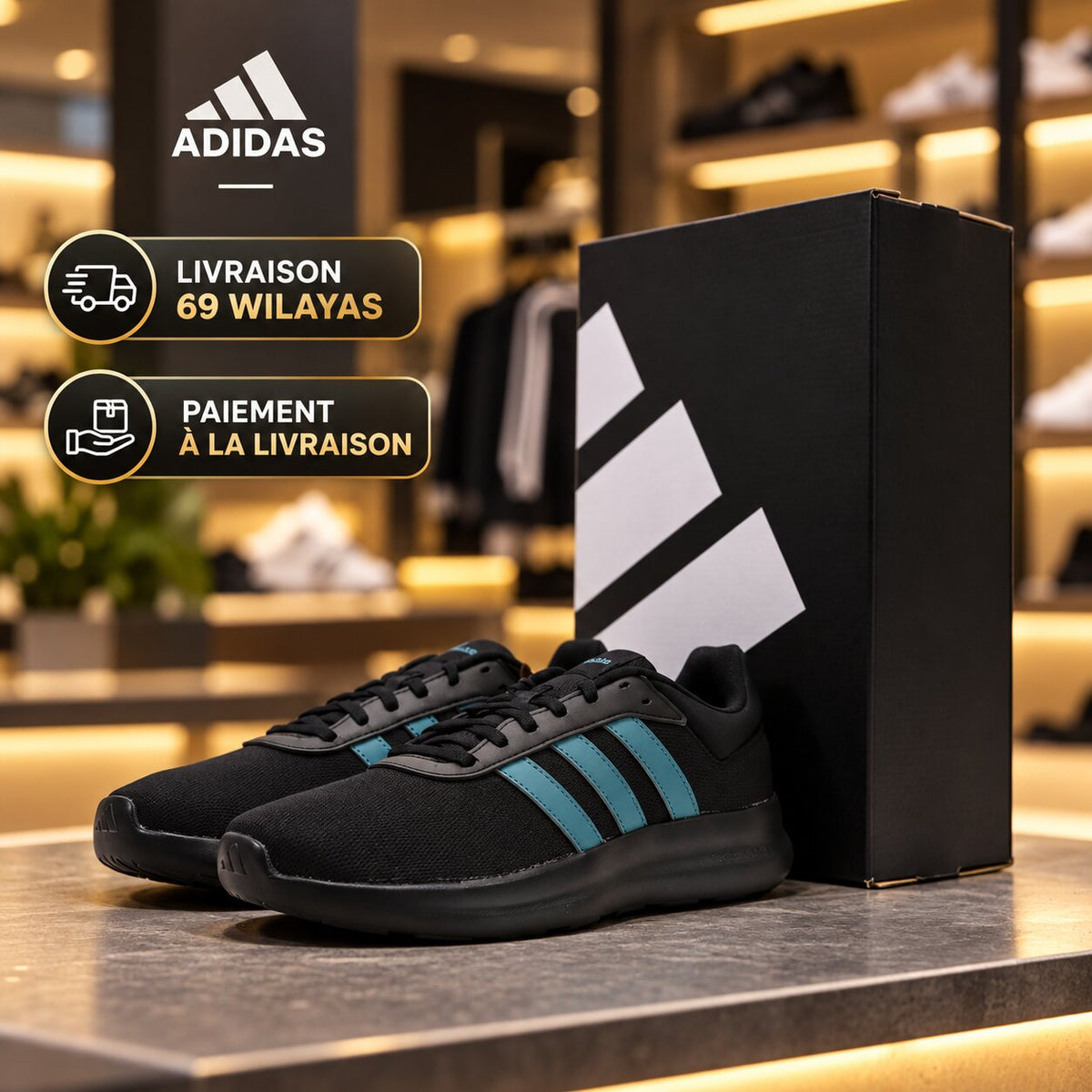 Adidas Chaussures Lite Racer 4.0 - JR8546 - Image 1