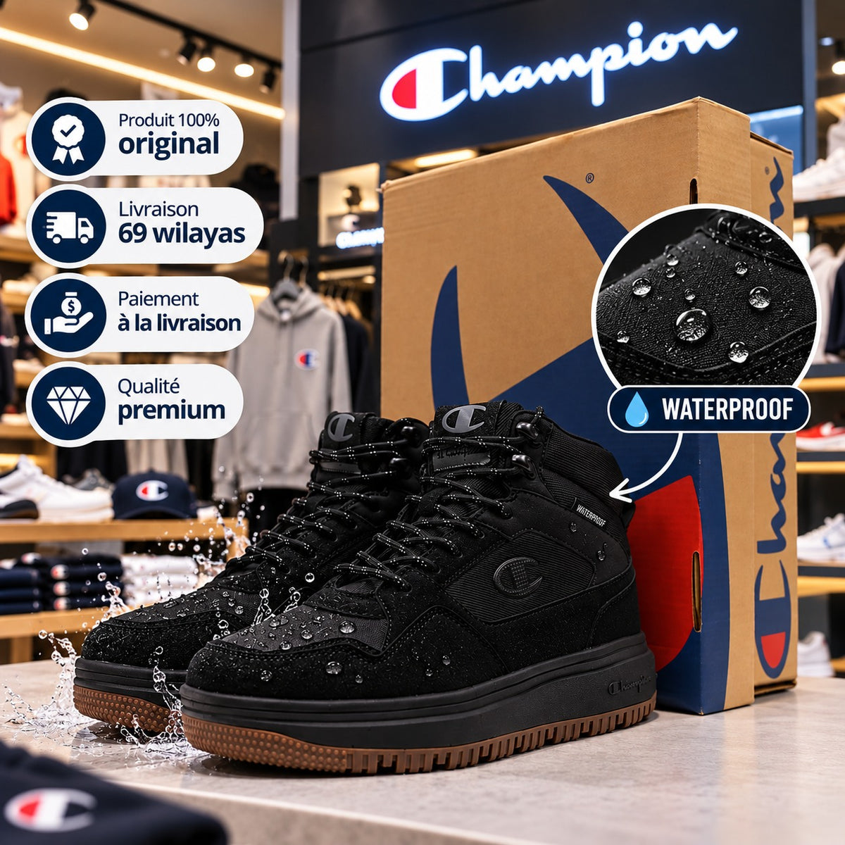 Champion RD18 Utility WP Mid — Boots Homme - S22298-KK001 - Image 1
