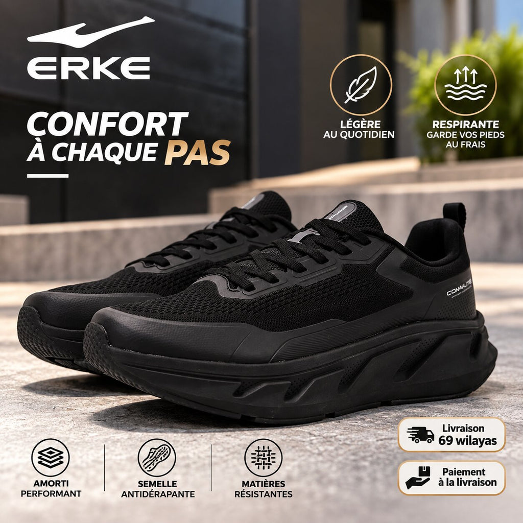 ERKE Men's Elite Cross-Training Running Shoes - 11126114299-007 - Image 1