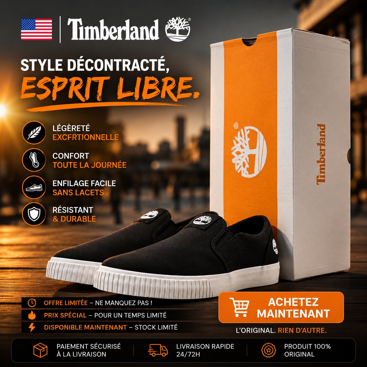 Timberland Mylo Bay Slip-On Canvas Shoes - A662W-EK7 - Image 10