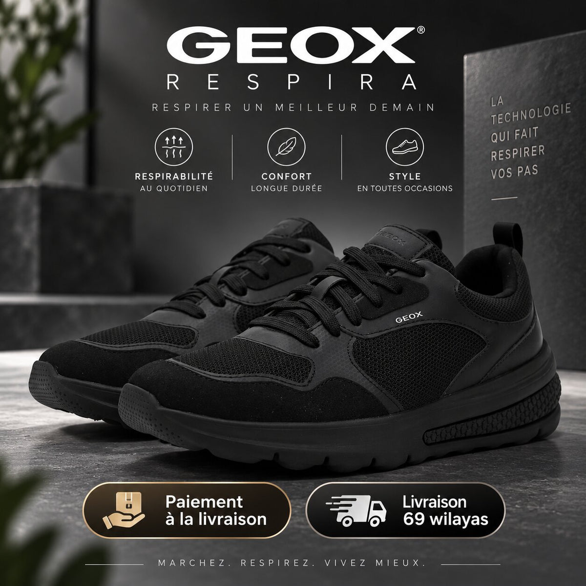 Geox Activart Sneakers - U55HSA0149J-C9997 - Image 1