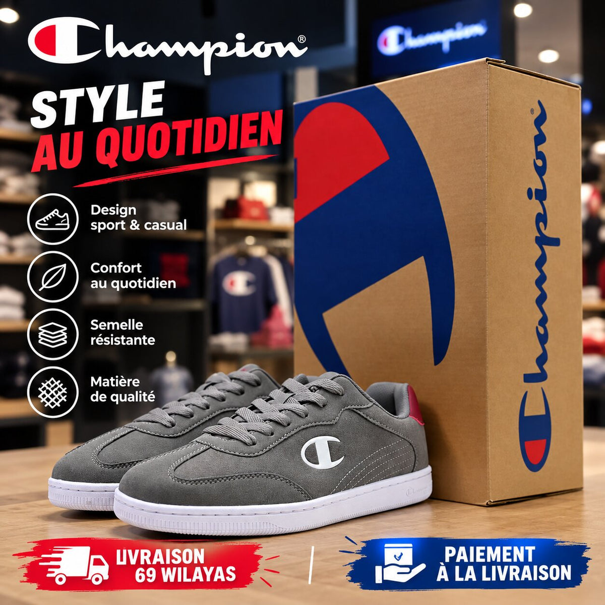 Champion Sneakers Prestige MS Low - S22332-ES008 - Image 1