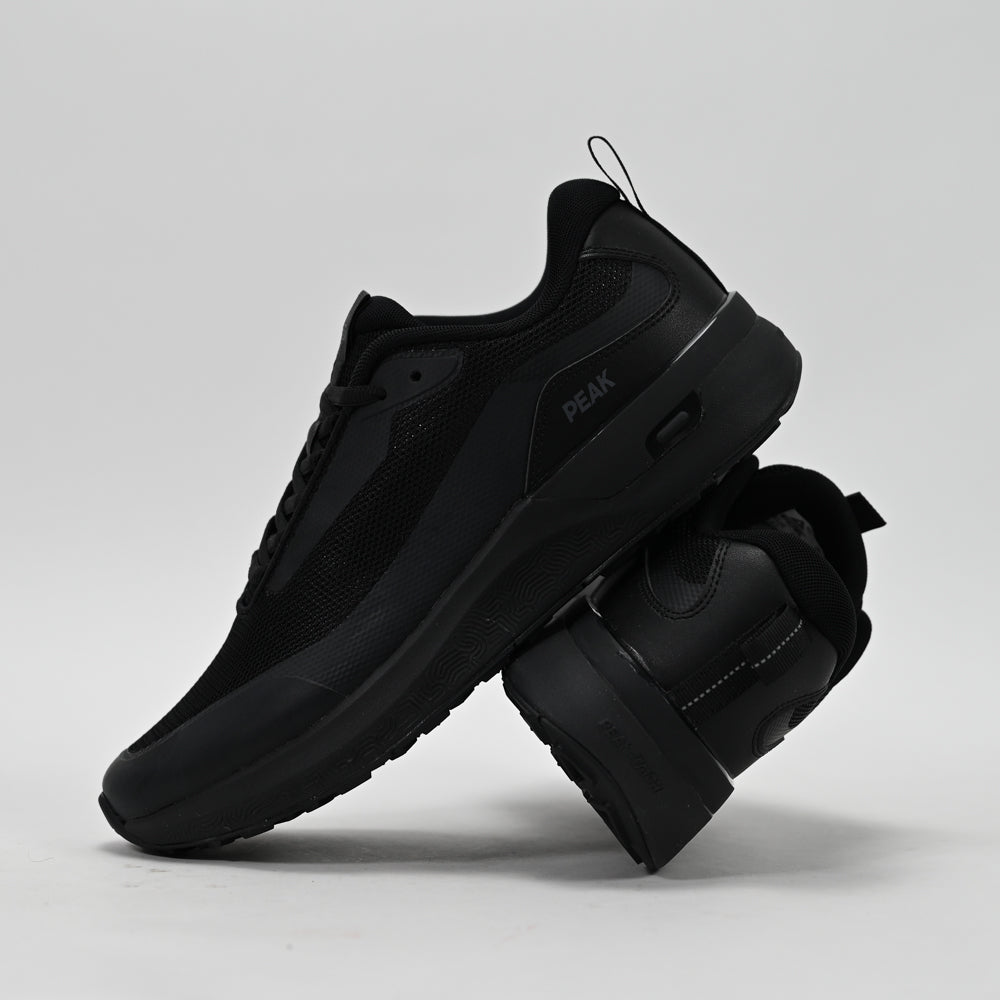 PEAK Walking Shoes, All Black - EXT262421J-Y291 - Image 2