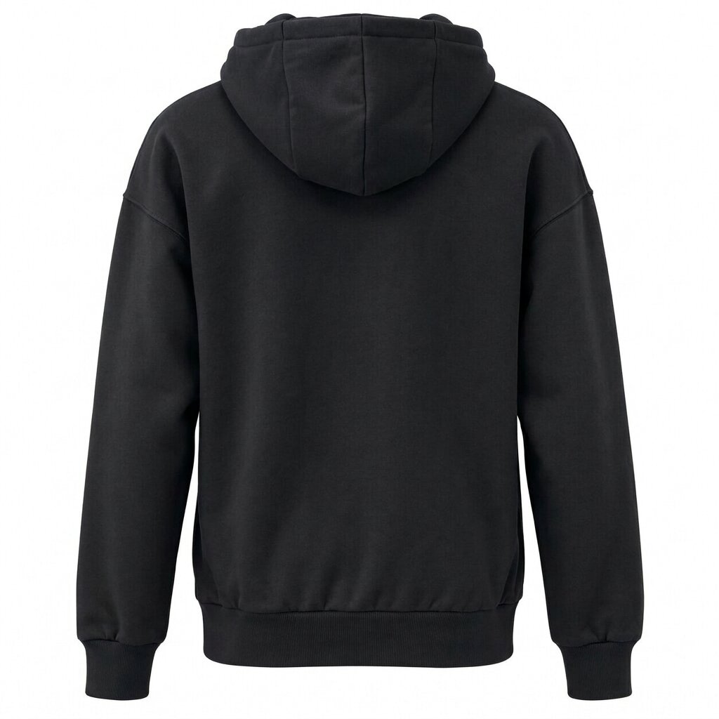LUMBERJACK HOODIE - LBJ-00202-BLK - Image 3
