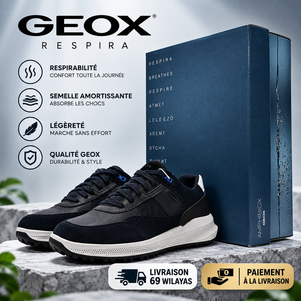 GEOX - FOOTWEAR - U36E0A02285-C4002 - Image 1